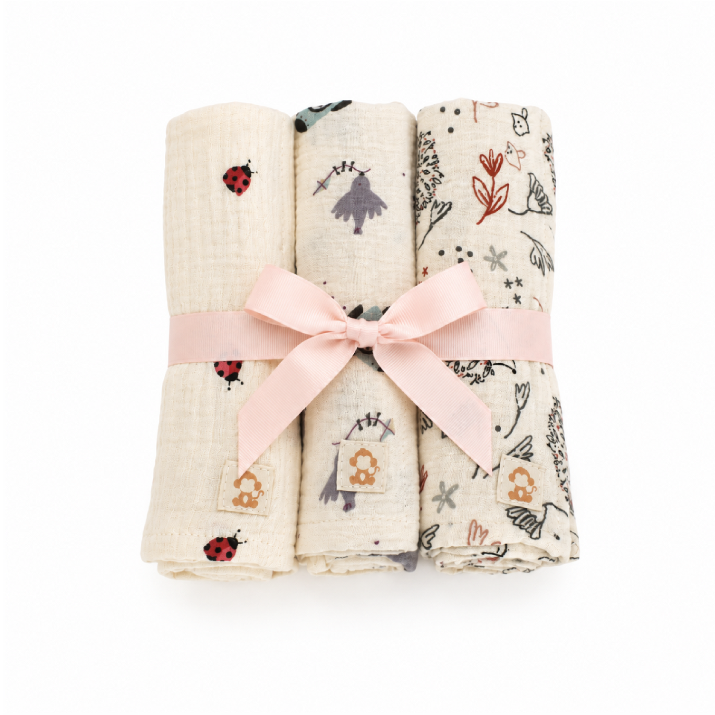 Muselinas S Paz estampadas (3 ud.)